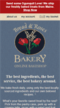 Mobile Screenshot of breadandrosesbakery.com