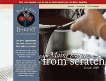 Tablet Screenshot of breadandrosesbakery.com